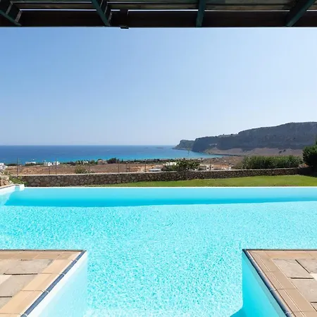Villa Athena With Private Pool And Seaview Líndos