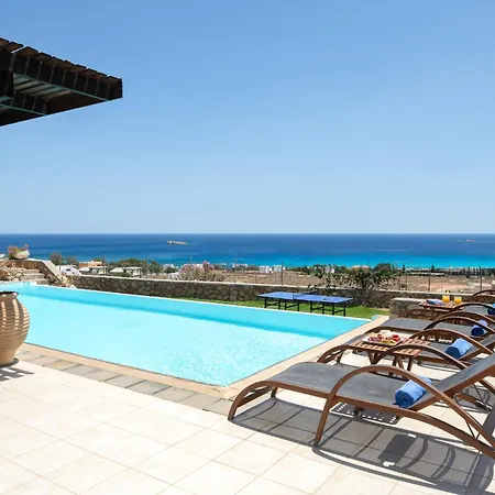 Athena With Private Pool And Seaview Líndos