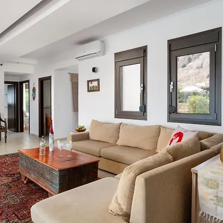 Athena With Private Pool And Seaview Villa Líndos